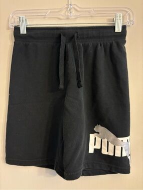 Puma Black Top with White Logo Tag
